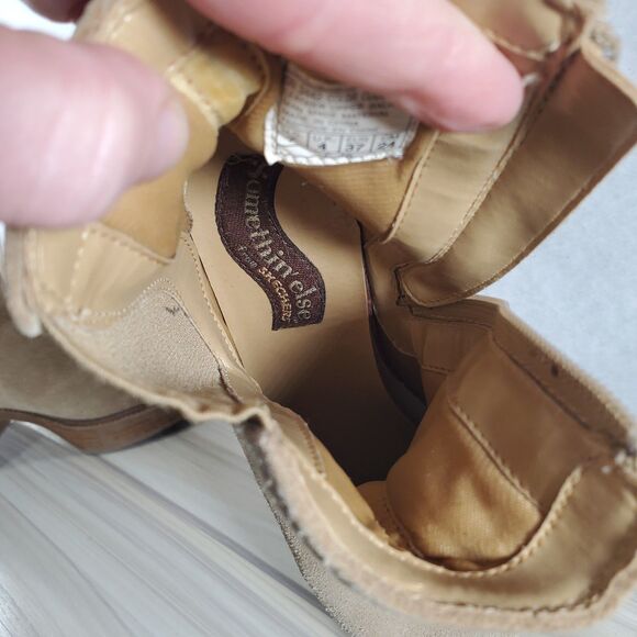 7 VTG Y2K Skechers Somethin Else Block Heel Chunky Square Toe Ankle Boots - Picture 3 of 14